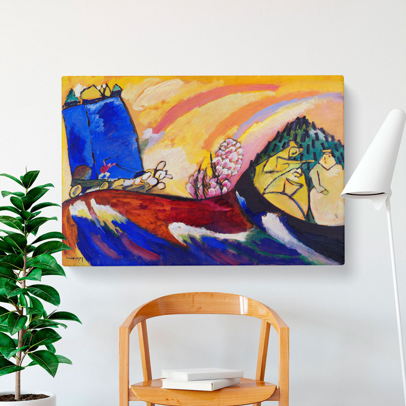 Painting With Troika by Wassily Kandinsky - Wrapped Canvas, 50cm H x 76cm W x 3cm D