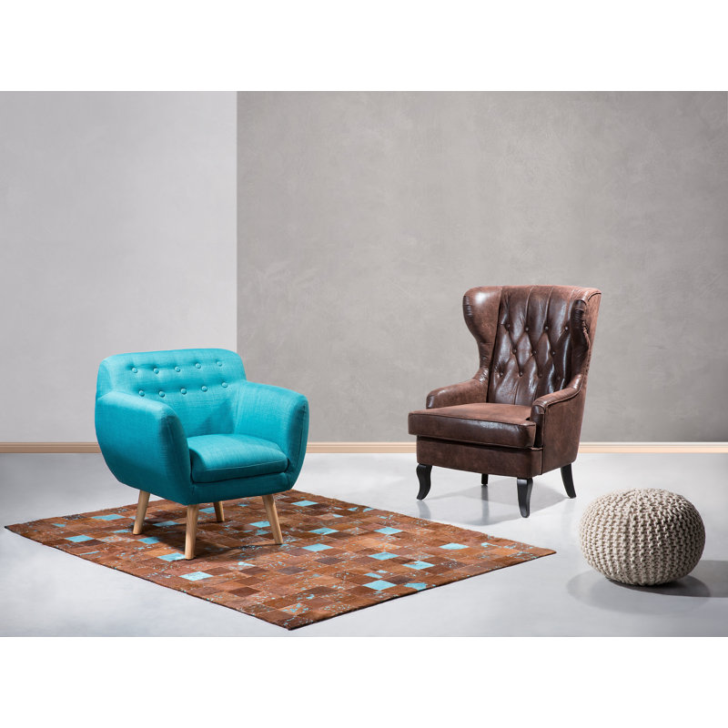 Napoli Faux Leather Wingback Chair