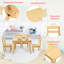 Ensemble de table et chaises d'extérieur pour enfants, 5 pièces Delray