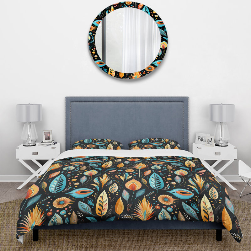 Literie Tribal Frivolity, Housse de couette simple + 1 taie décorative stan