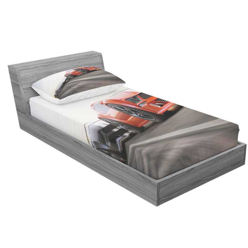 Gothy Microfiber Sheet Set, Twin Sheet Set with Fitted Sheet