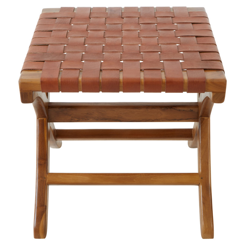 Indira Solid Wood Accent Stool