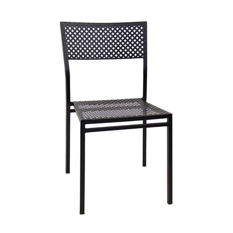 Chaise d'appoint empilable pour patio