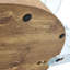Table basse contemporaine à double couche artistique - marbre blanc et collage de grain de bois, plusieurs couleurs disponibles. Autocollant de panneau de densité, verre renforcé,