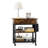 End Table and Built-In Outlets