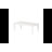 Lilah White Aluminum Coffee Table