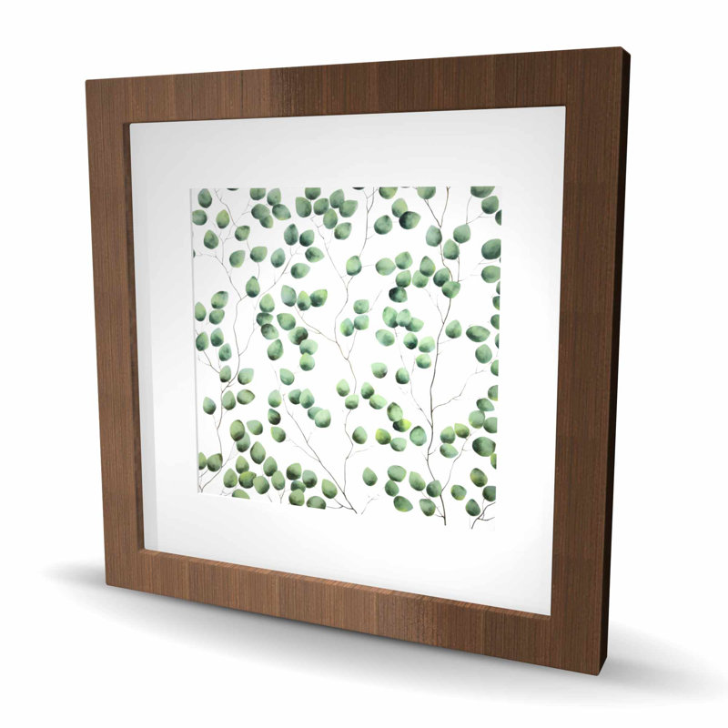 Feuilles grimpantes | Reproduction encadrée matte pour la décoration intérieure