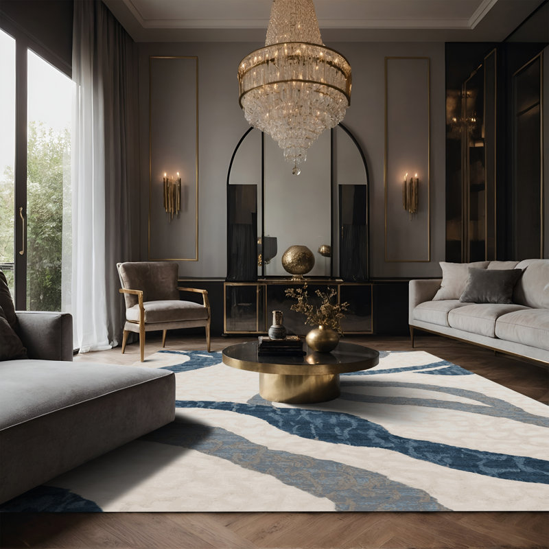 Tapis gris soyeux et moelleux, Tapis de couloir 2 pi x 4 pi