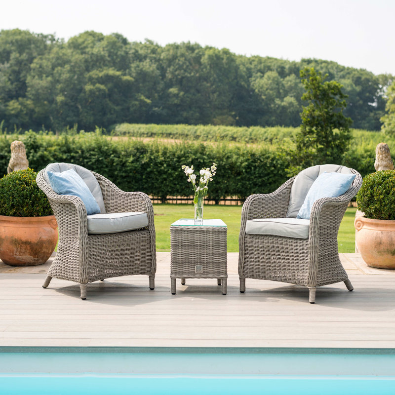 Blais 3 Piece Rattan Lounge Set
