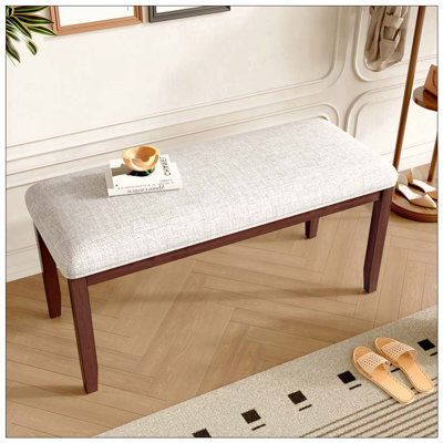 Banc rembourré pour chambre à coucher