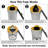Humane Bucket Lid Mouse Trap Rat Catcher Reusable Slide Mouse Trap