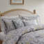 Ensemble de housse de couette en coton 5 pièces très grand gris