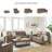 89'' Faux Leather Sofa-713633820