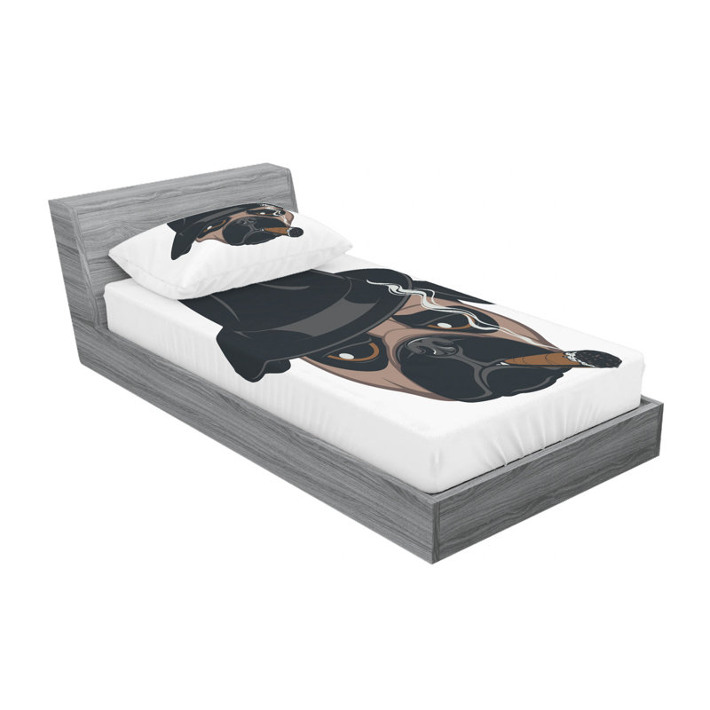 Microfiber Sheet Set, Twin Sheet Set with Fitted Sheet