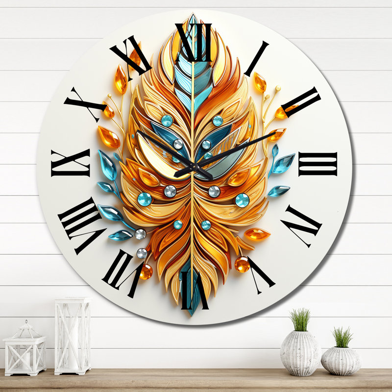 Horloge murale Boho Glam, Très grand