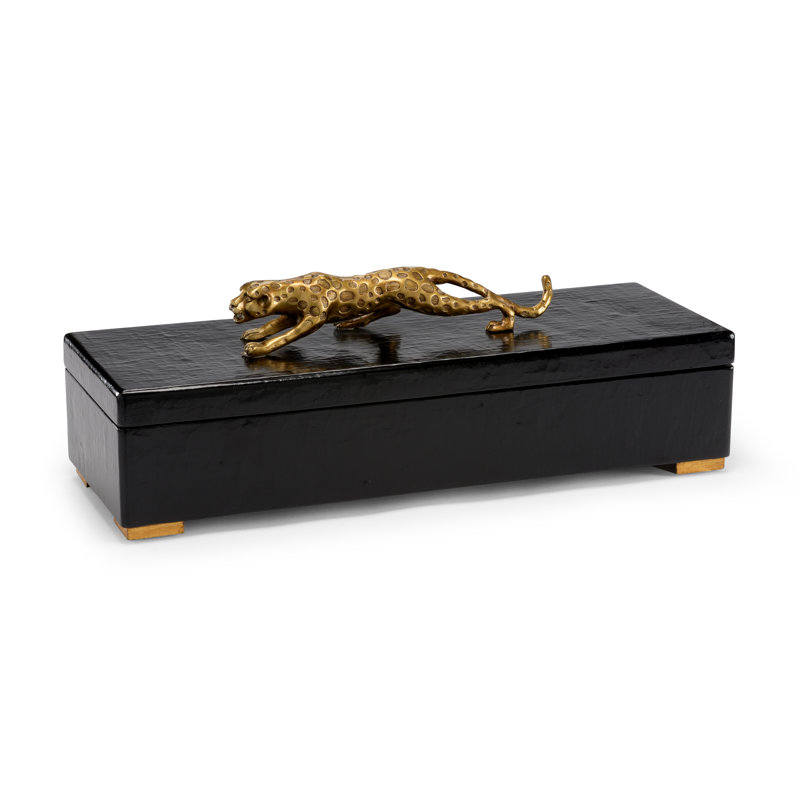 Wood Jewelry Box, Black