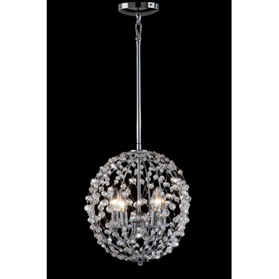 Luminaire suspendu sphère unique/à 4 lumières Kesgrave