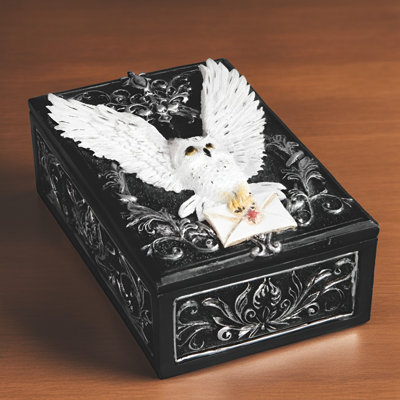 5.75"Long Owl Trinket Box