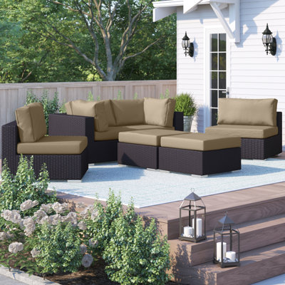 Convene 8 - Person Patio Conversation Set with Cushions