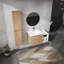 Meuble-lavabo mural 36 po avec lavabo et armoire latérale 36 po