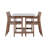U_STYLE 5-Piece Outdoor Acacia Wood Outdoor Dining Set Of 4,59.06-Inch Rectangular Table With Umbrella Hole,Suitable For Patio, Lawn, Garden, Poolside, & Indoor Use-1946592488-1946592495