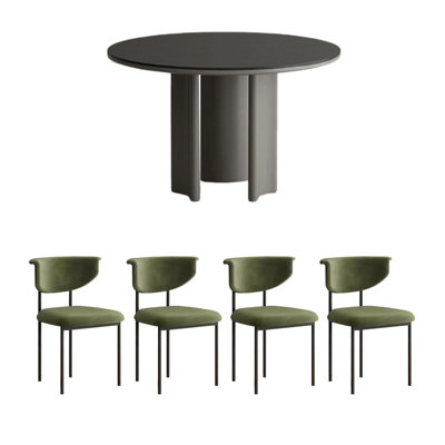Ensemble de table de salle à manger italienne simple