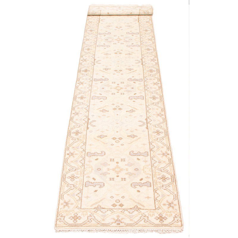 Tapis kaki royal clair Oushak 2 pi 7 po x 13 pi 7 po
