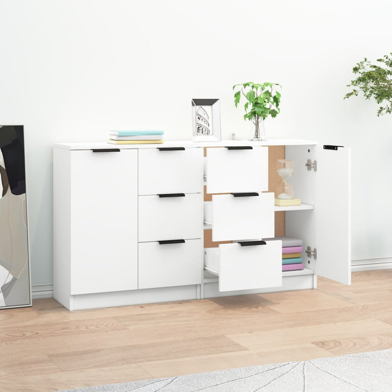 Hussar 120cm Sideboard, White