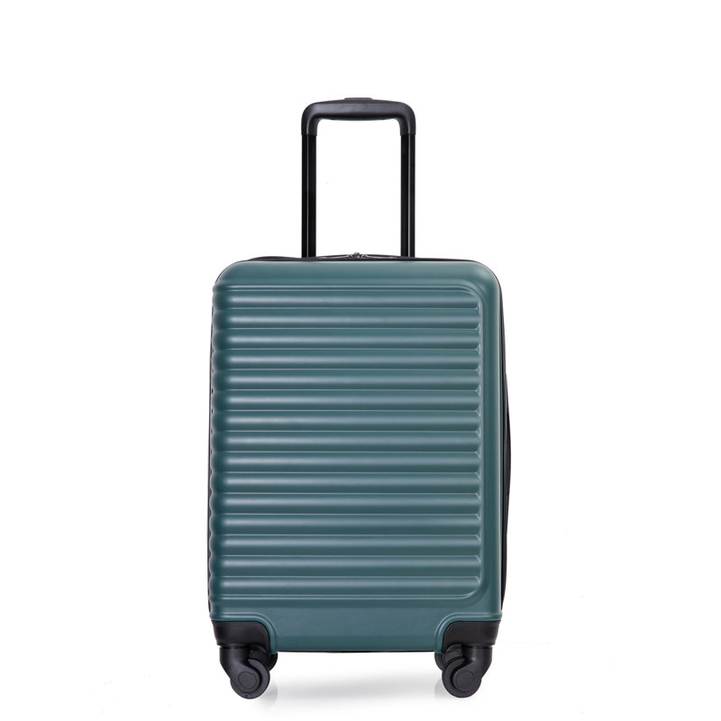 Valise légère 20 ", roues pivotantes, vert