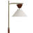 Contemporary Floor Lamp Zensa Brown Floor Lamp 110V, Standing Light For Living Room Centerpiece, Bedroom & Office Lighting