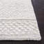 Tapis en viscose / laine touffeté à la main Lyly - gris / vert-1189470631