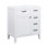 Meuble-lavabo blanc de 30 po avec armoire à tiroirs et plateau pratique