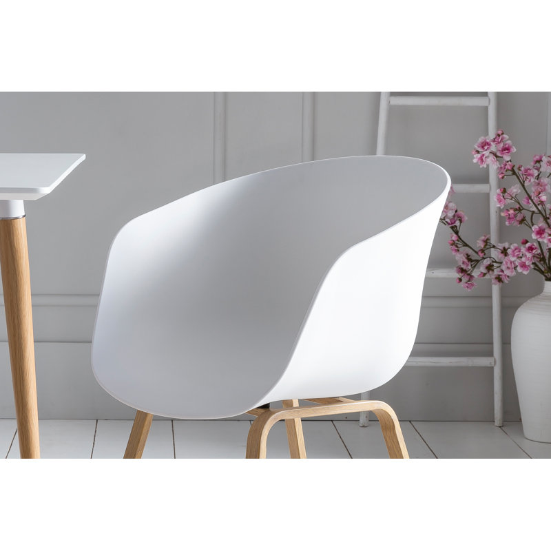 Abinaton Dining Chair, White