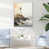 Cadre flottant blanc