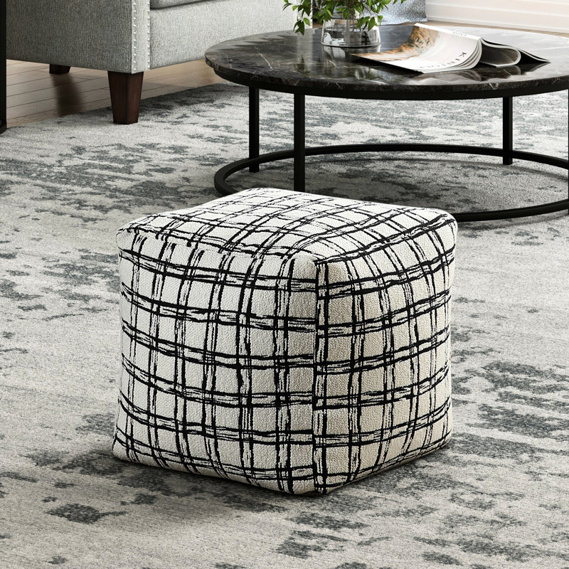 Repose-pieds moderne avec repose-pieds en tissu Patte