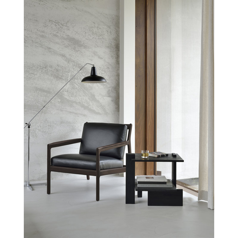Jack Lounge Chair, Carbone Leather