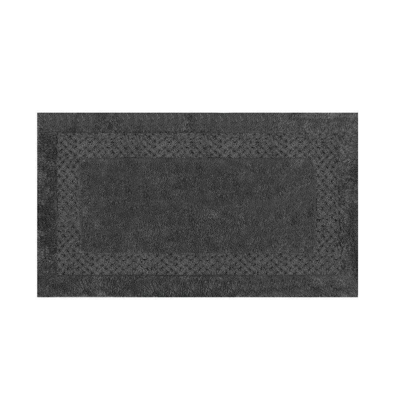 Antigona Soft Bath Rug, 21" W x 34" L, Gray