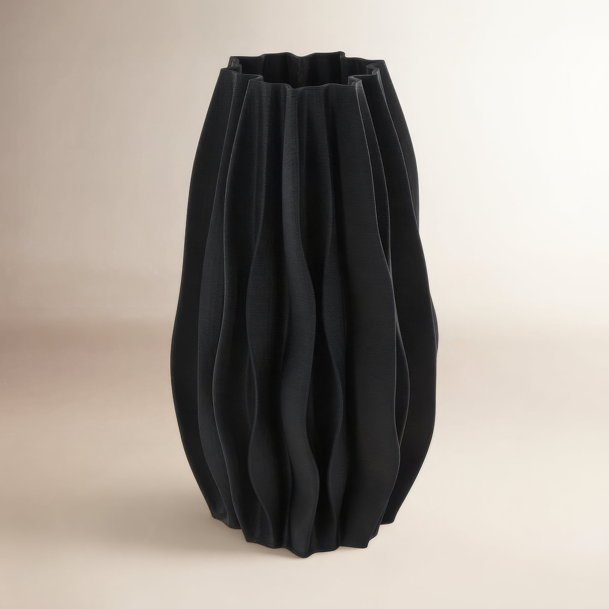 Bella Ceramic Table Vase, 14" H x 7.8" W x 7.8" D