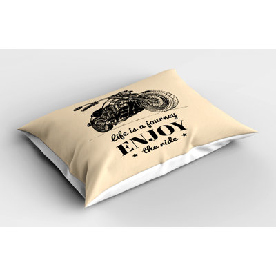 Motorcycle Polyester Sham Set