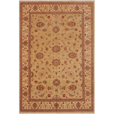 Otfried One-of-a-Kind 9' X 11'9'' 2000s Wool Area Rug Red