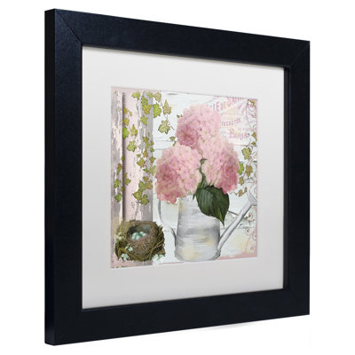 Jadaya «Chalet d'Ete Hydrangea» par Color Bakery, impression encadrée