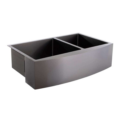 33'' L Double Bowl Stainless Steel Kitchen Sink