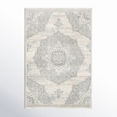 Arvillia Oriental Ivory/Beige Area Rug