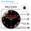 Horloge murale 12 po Go All In No Regrets