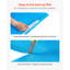  Floor Underlayment 300 sq ft 2mm 3-in-1 Vapour Barrier for Laminate Blue