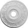 20"OD x 3 1/2"ID x 1 1/2"P Vienna Ceiling Medallion (Fits Canopies up to 6 1/2")