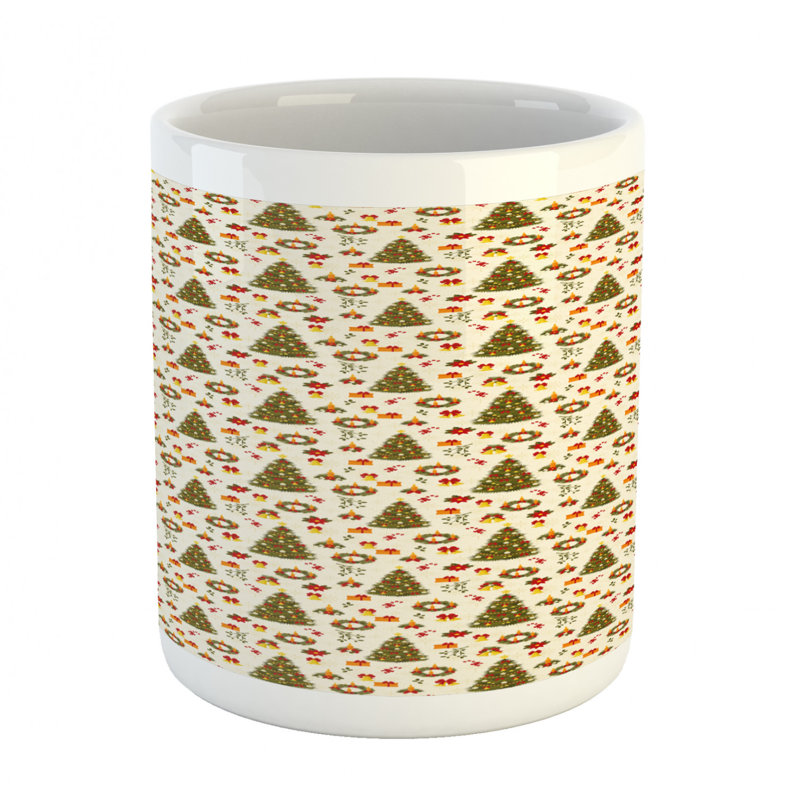 Grande tasse à café poinsettia
