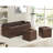 Amiya Faux Leather Ottoman-32454934