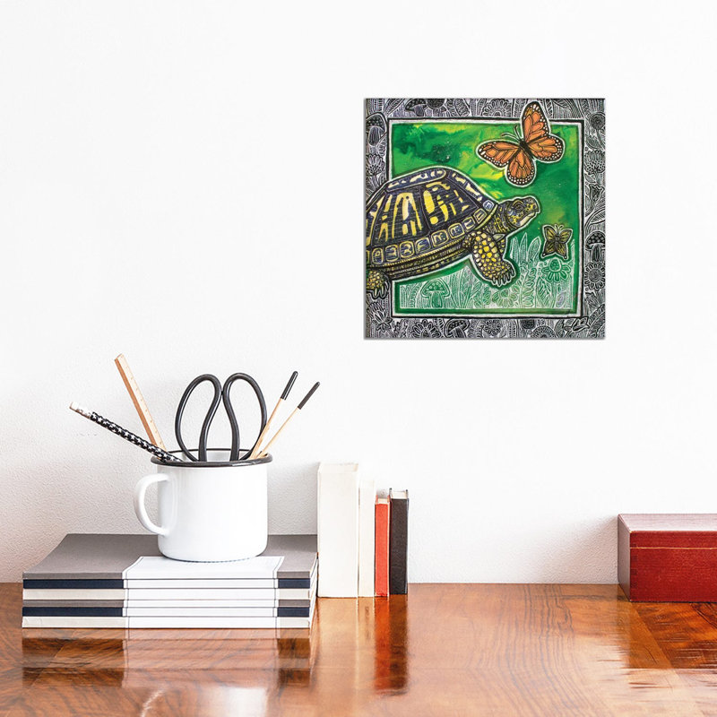 Chasing Flutterbys by Lynnette Shelley - Wrapped Canvas Gallery-Wrapped Canvas Giclée, 30.48 cm H x 30.48 cm W
