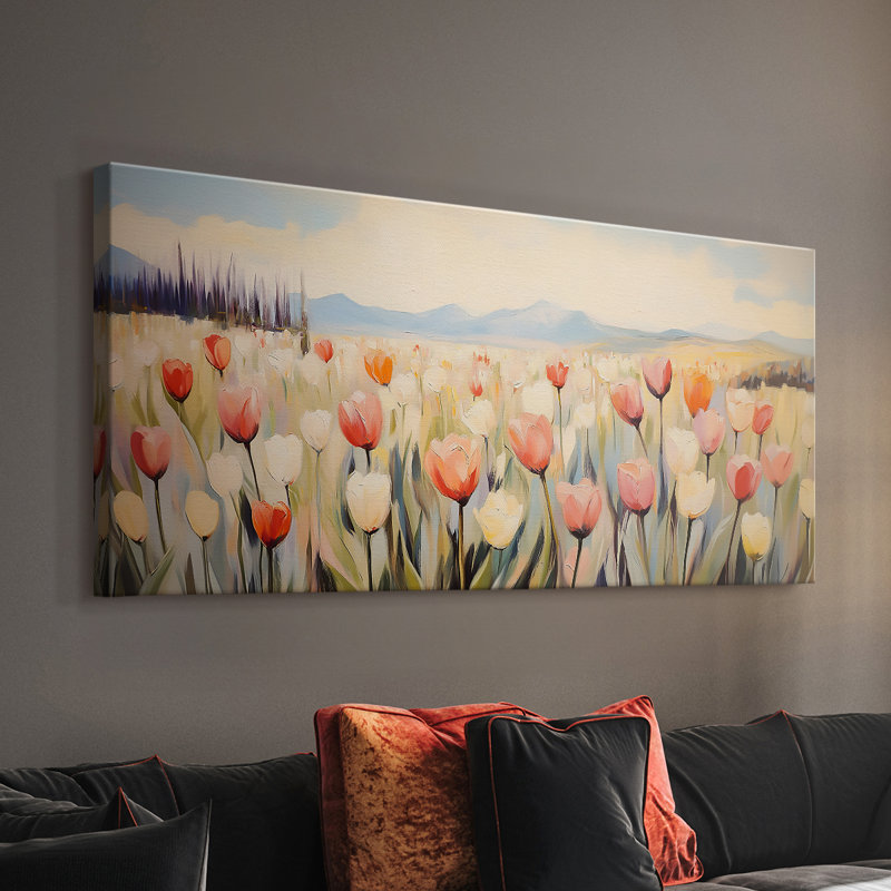 Botanical Series-CLVI- Gallery Wrapped Canvas -Ready to Hang, 16" H x 32" W